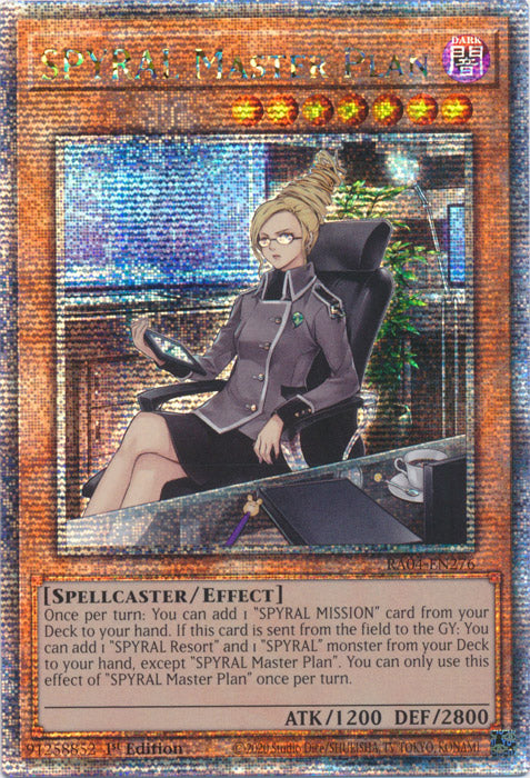 [QUARTER CENTURY SECRET RARE] SPYRAL Master Plan - RA04-EN276