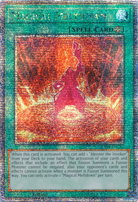 [QUARTER CENTURY SECRET RARE] Magical Meltdown - RA04-EN280