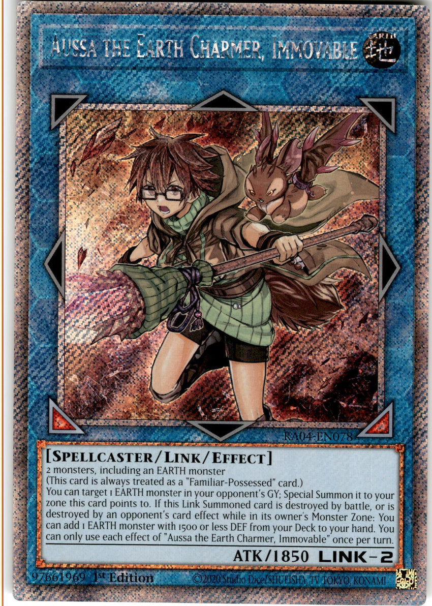 [PLATINUM] Aussa the Earth Charmer, Immovable - RA04-EN078