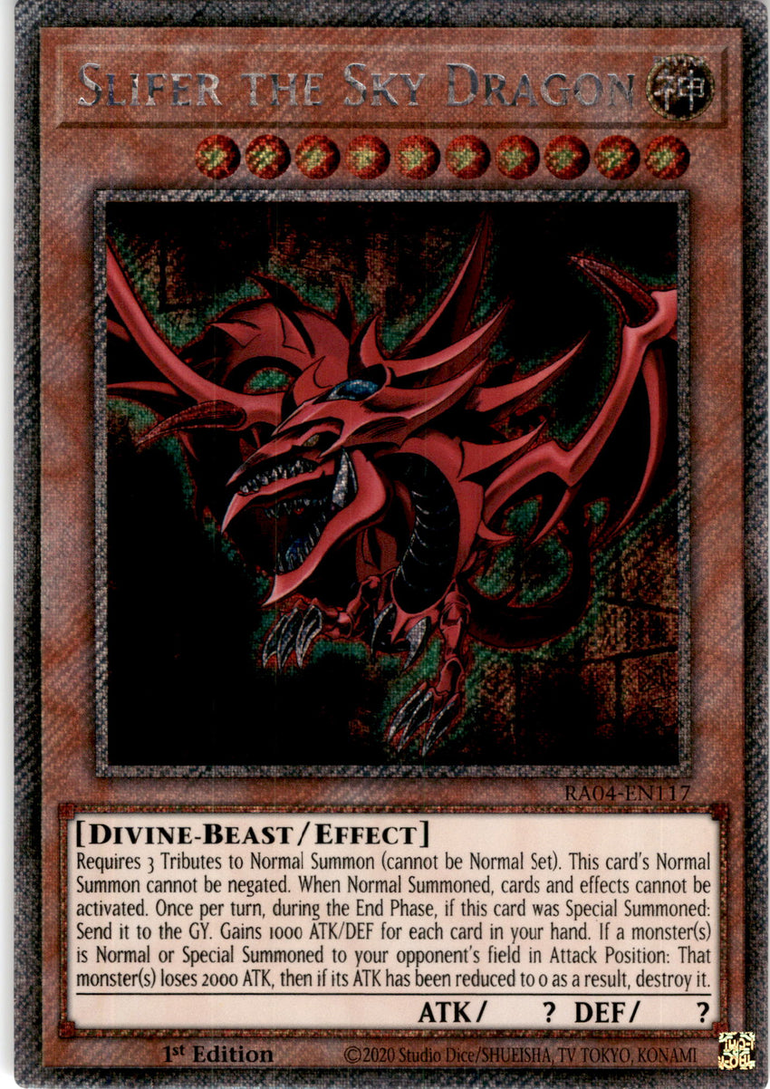 [PLATINUM] Slifer the Sky Dragon - RA04-EN117
