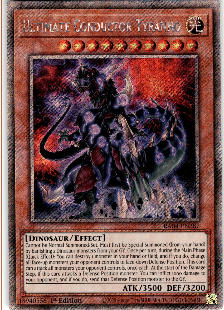 [PLATINUM] Ultimate Conductor Tyranno - RA04-EN287