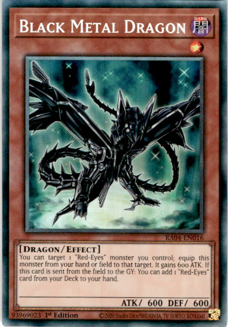 [COLLECTOR'S RARE] Black Metal Dragon - RA04-EN016