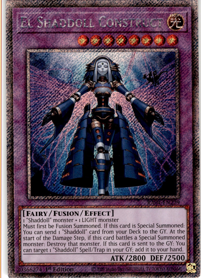 [PLATINUM] (A) El Shaddoll Construct (A) - RA04-EN229 (A)