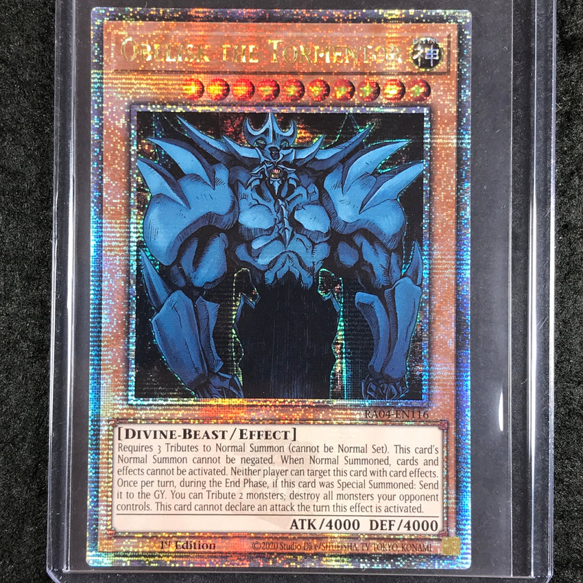 [QUARTER CENTURY SECRET RARE] Obelisk the Tormentor - RA04-EN116