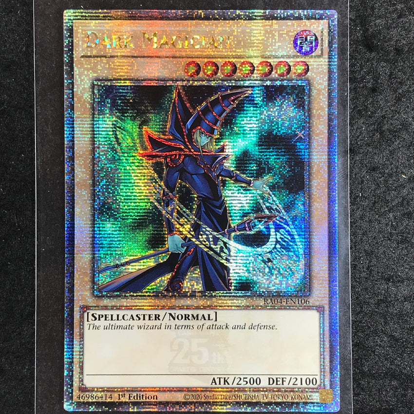 [QUARTER CENTURY SECRET RARE] (D) Dark Magician - RA04-EN106 (D)