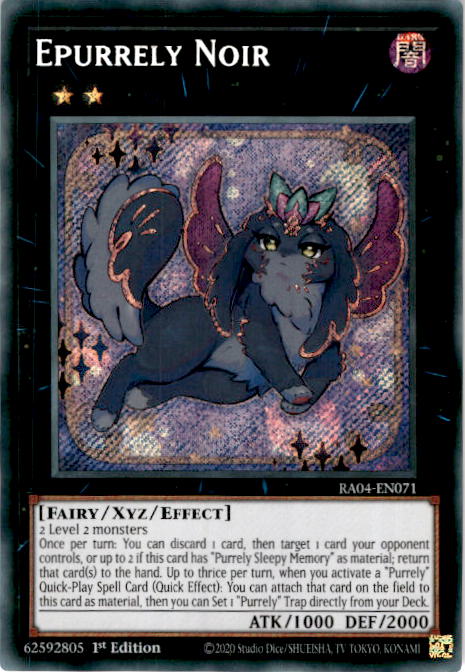 [SECRET RARE] Epurrely Noir - RA04-EN071