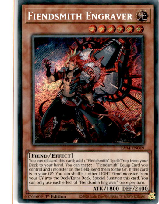 [SECRET RARE] Fiendsmith Engraver - RA04-EN049