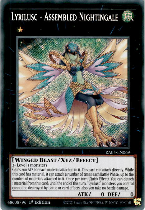 [SECRET RARE] Lyrilusc - Assembled Nightingale - RA04-EN069