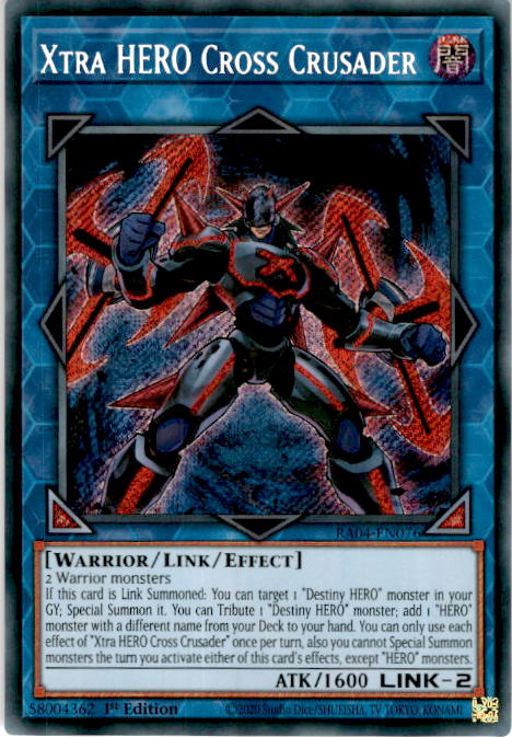 [SECRET RARE] Xtra HERO Cross Crusader - RA04-EN076