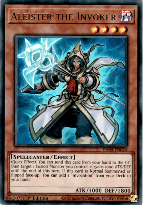 [ULTIMATE RARE] Aleister the Invoker  - RA04-EN024
