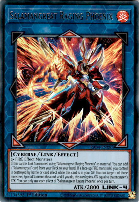[ULTRA RARE] Salamangreat Raging Phoenix - RA04-EN083