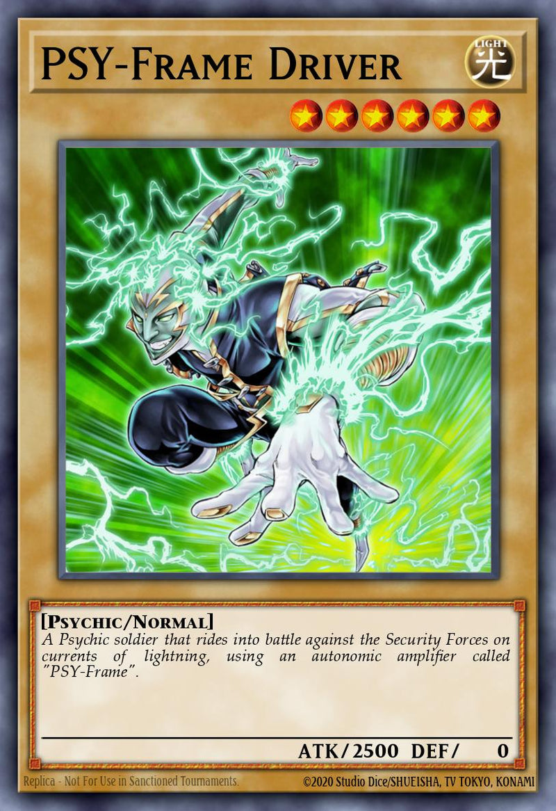 [SUPER RARE]  PSY-Frame Driver - RA05-EN002 - 1st Edition