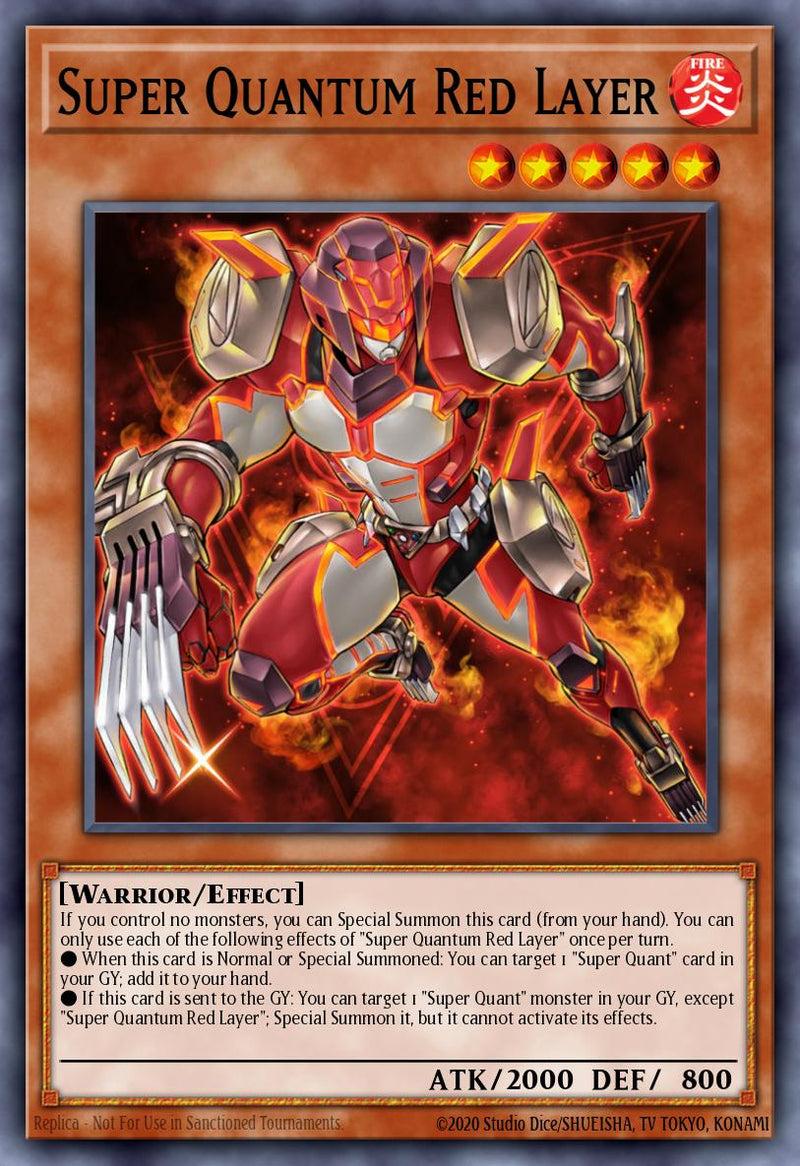 [PLATINUM]  Super Quantum Red Layer - RA05-EN008 - 1st Edition