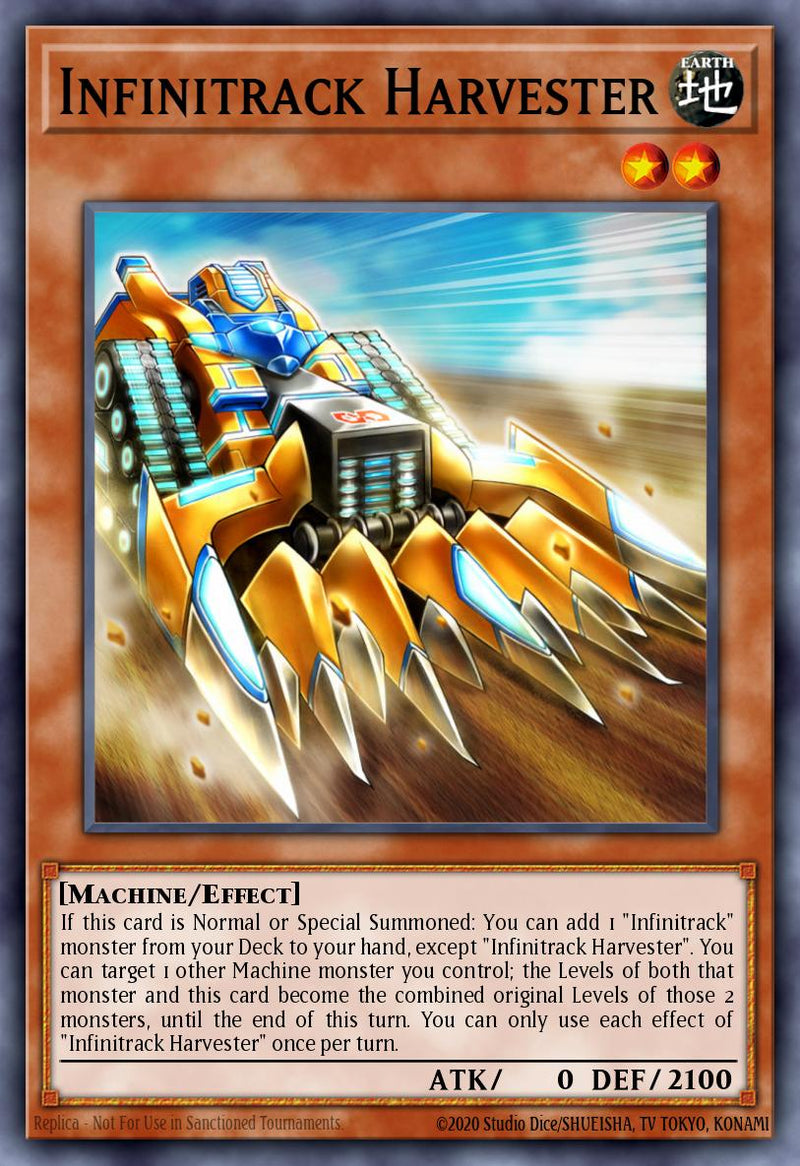 [SECRET RARE]  Infinitrack Harvester - RA05-EN014 - 1st Edition