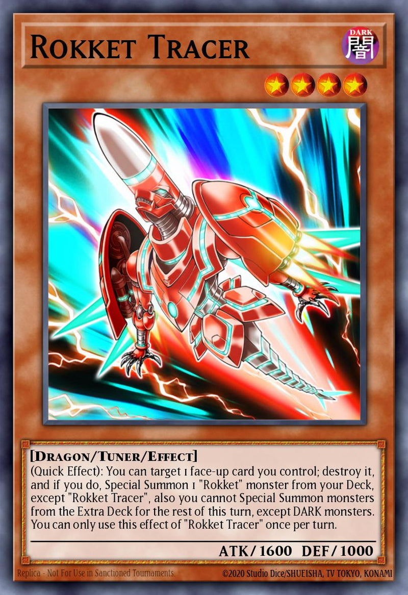 [SECRET RARE]  Rokket Tracer - RA05-EN015 - 1st Edition