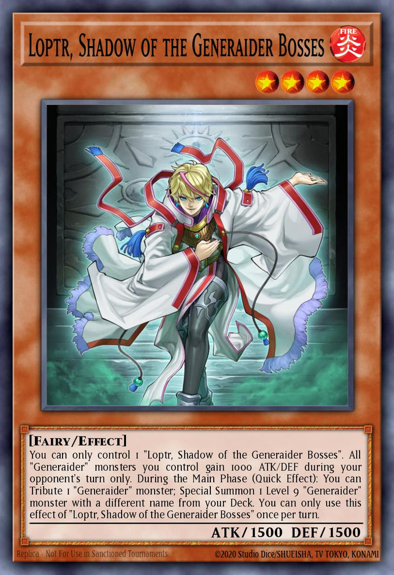 [SECRET RARE]  Loptr, Shadow of the Generaider Bosses - RA05-EN016 - 1st Edition