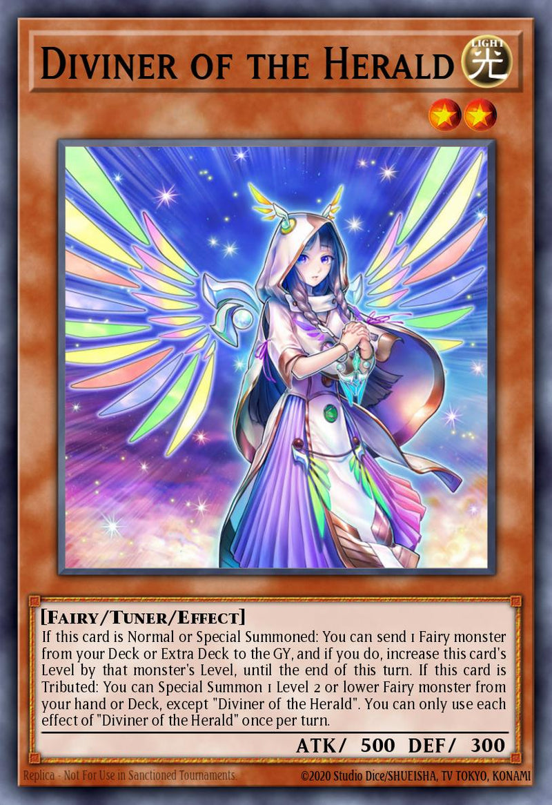 [ULTIMATE RARE]  Diviner of the Herald - RA05-EN017 - 1st Edition