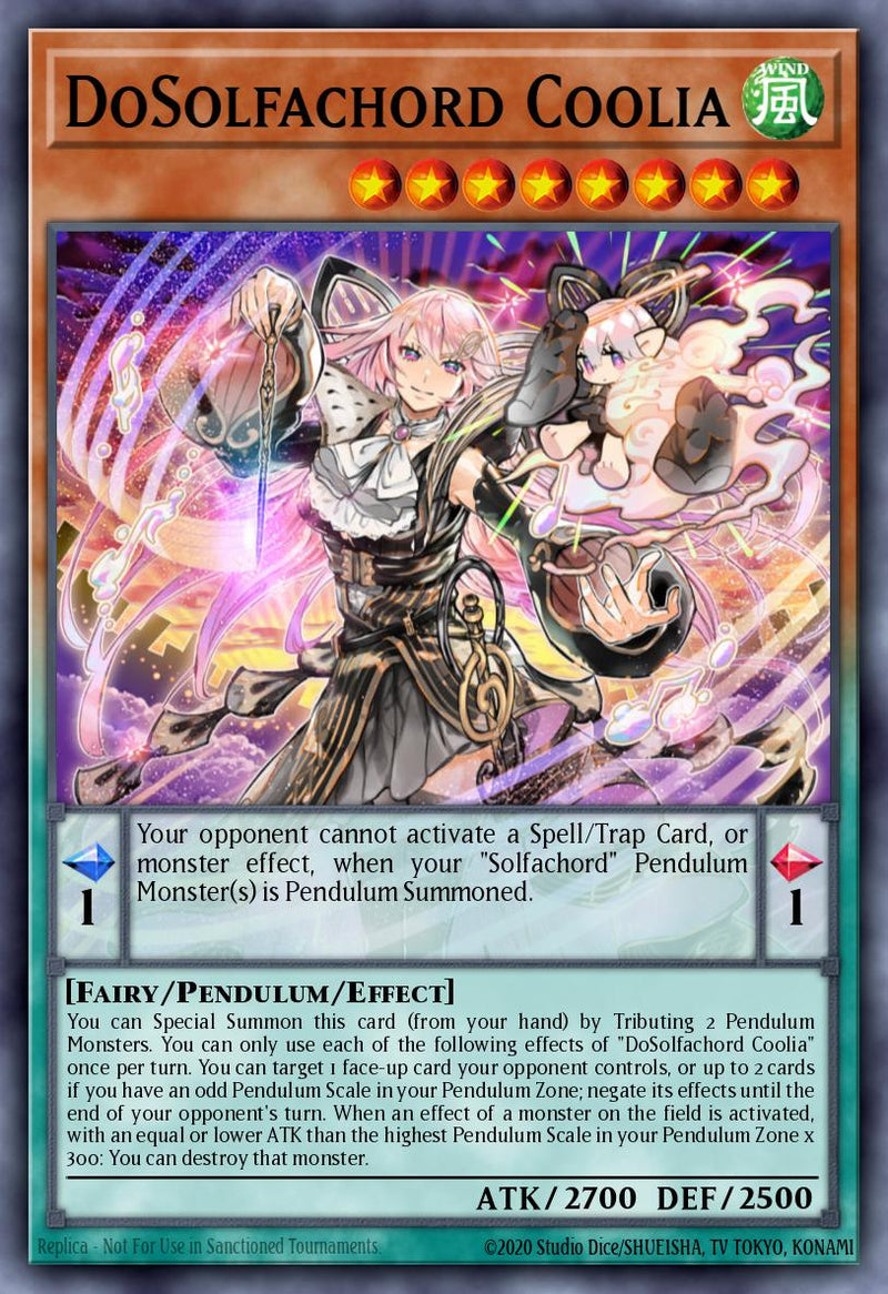 [ULTRA RARE]  DoSolfachord Coolia - RA05-EN018 - 1st Edition