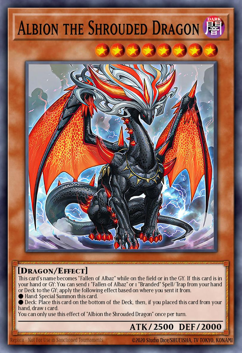 [PLATINUM]  Albion the Shrouded Dragon - RA05-EN019 - 1st Edition