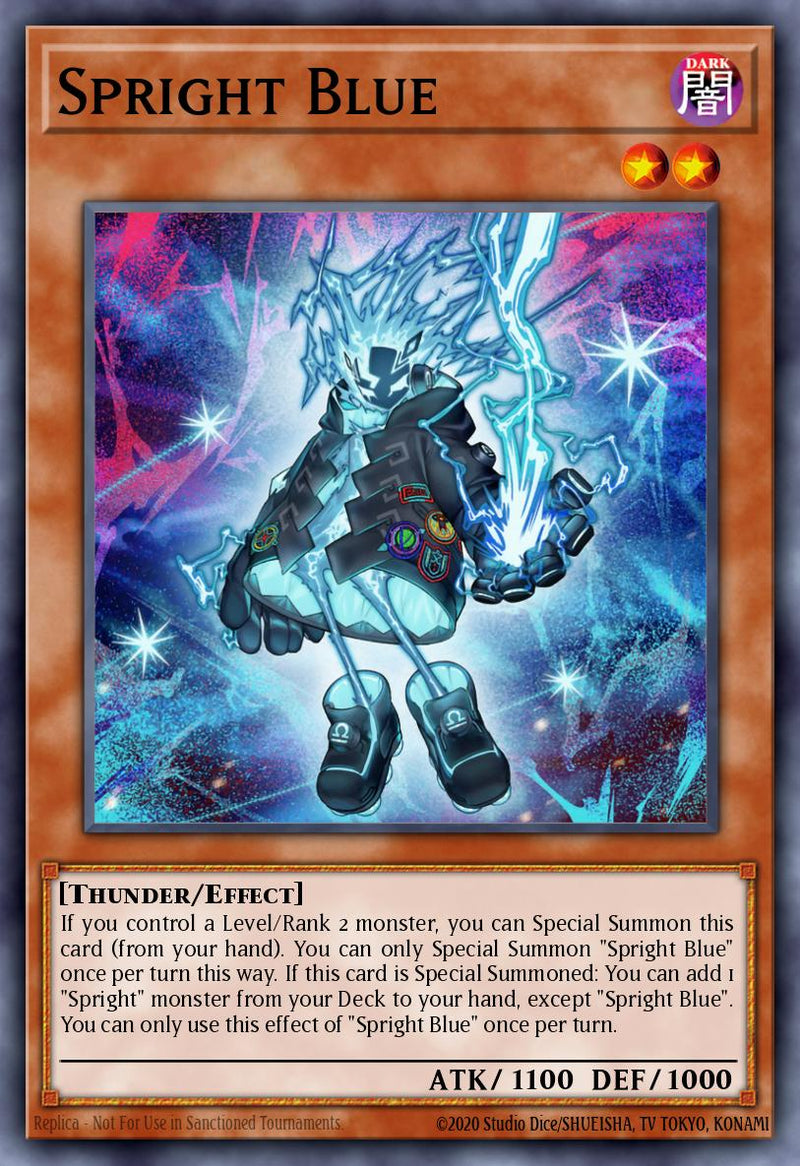 [PLATINUM]  Spright Blue - RA05-EN021 - 1st Edition