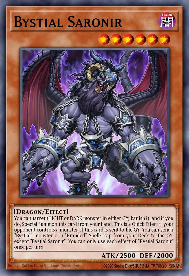 [ULTIMATE RARE]  Bystial Saronir - RA05-EN023 - 1st Edition