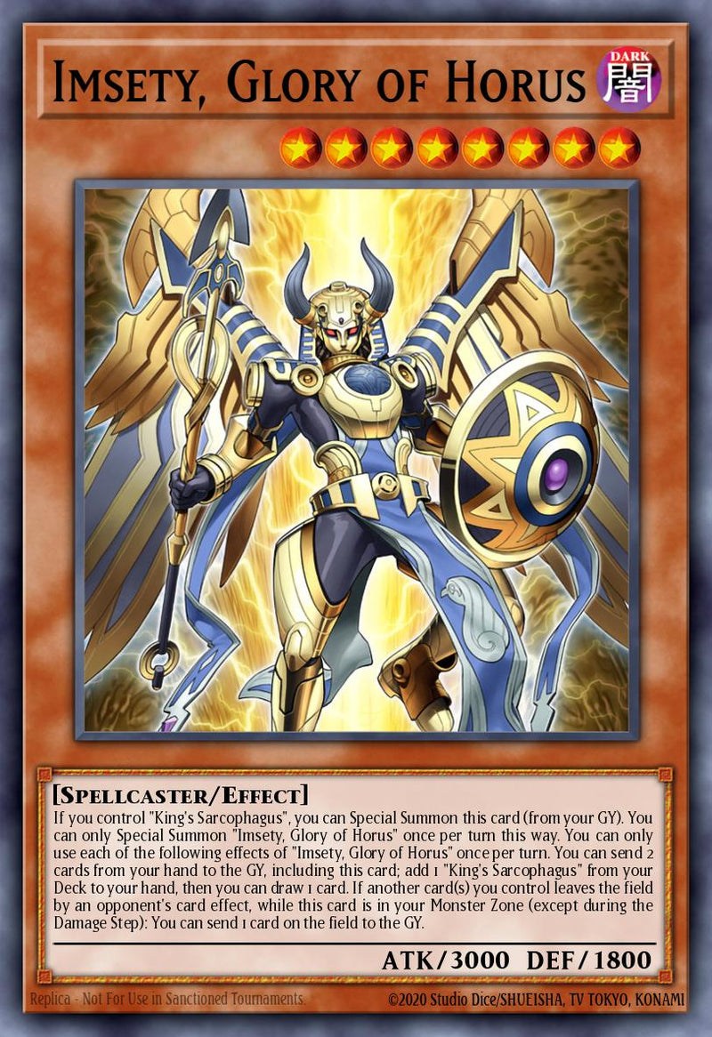 [ULTIMATE RARE]  Imsety, Glory of Horus - RA05-EN027 - 1st Edition