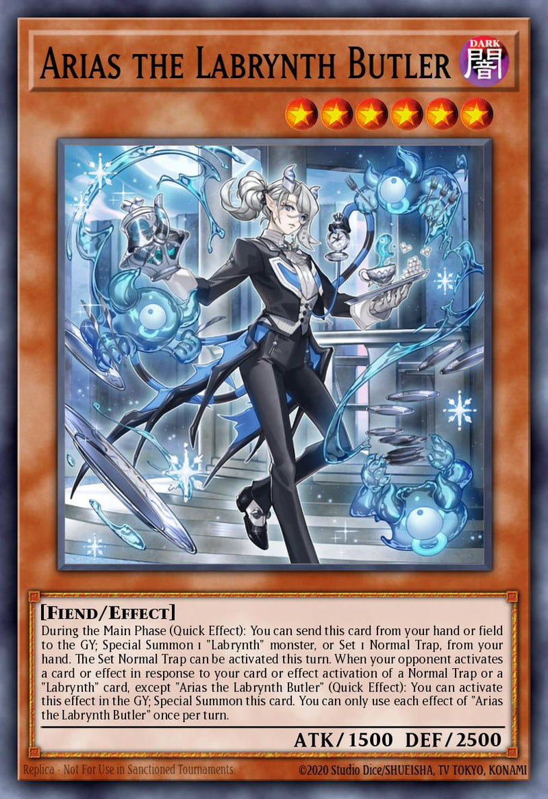 [PLATINUM]  Arias the Labrynth Butler - RA05-EN028 - 1st Edition