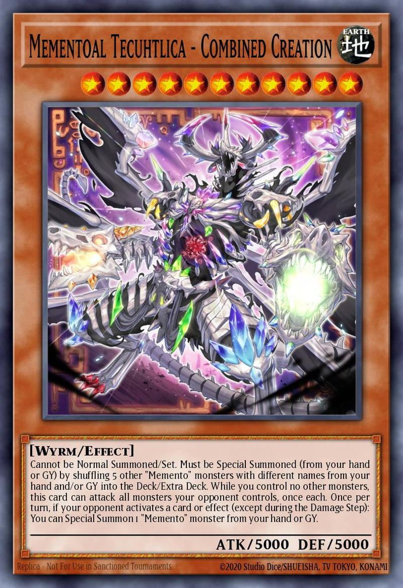 [ULTIMATE RARE]  Mementoal Tecuhtlica - Combined Creation - RA05-EN029 - 1st Edition