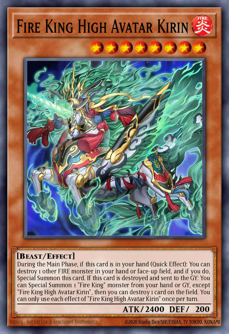 [ULTRA RARE]  Fire King High Avatar Kirin - RA05-EN032 - 1st Edition