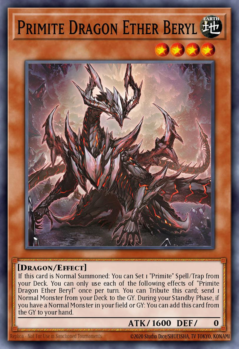[ULTIMATE RARE]  Primite Dragon Ether Beryl - RA05-EN033 - 1st Edition