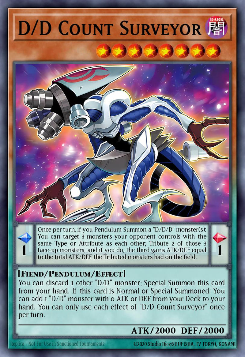 [SECRET RARE]  D/D Count Surveyor - RA05-EN034 - 1st Edition