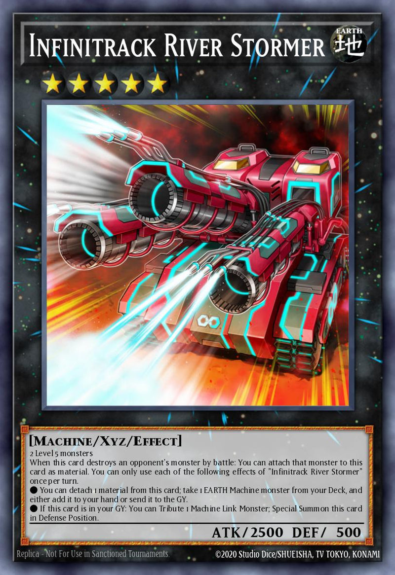 [SUPER RARE]  Infinitrack River Stormer - RA05-EN049 - 1st Edition