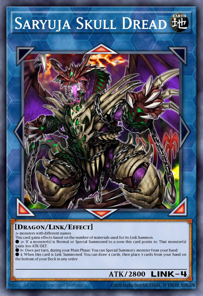 [SECRET RARE]  Saryuja Skull Dread - RA05-EN053 - 1st Edition