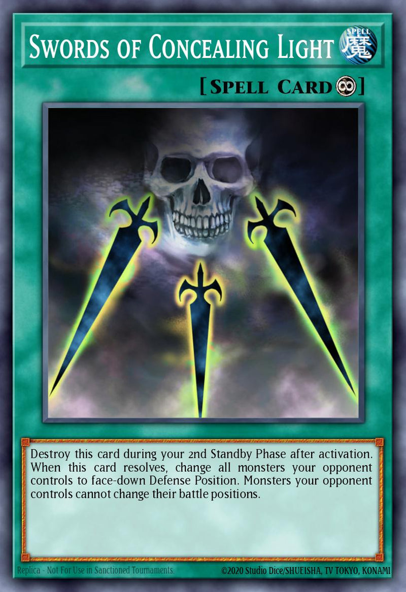 [PLATINUM]  Swords of Concealing Light - RA05-EN059 - 1st Edition