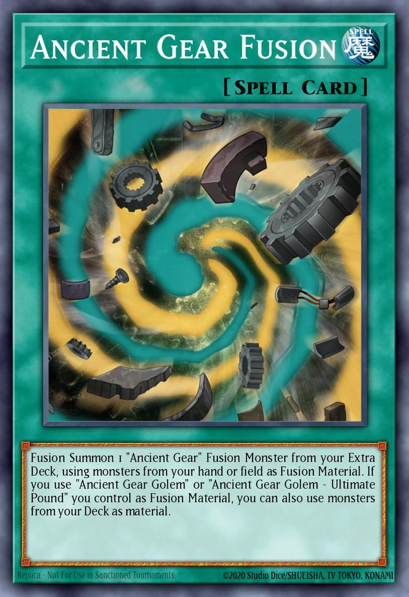 [ULTRA RARE]  Ancient Gear Fusion - RA05-EN063 - 1st Edition