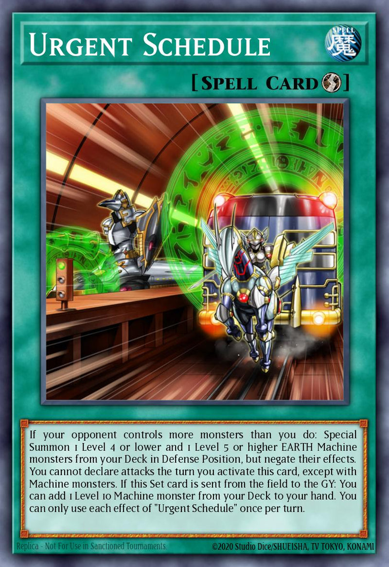 [SECRET RARE]  Urgent Schedule - RA05-EN064 - 1st Edition