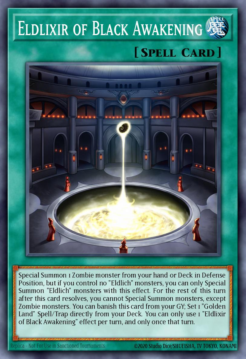 [ULTIMATE RARE]  Eldlixir of Black Awakening - RA05-EN065 - 1st Edition