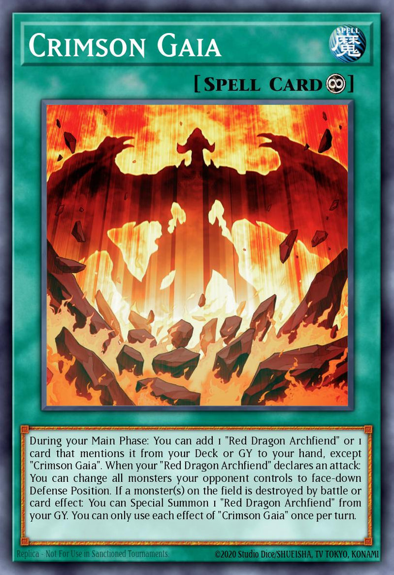 [ULTRA RARE]  Crimson Gaia - RA05-EN070 - 1st Edition