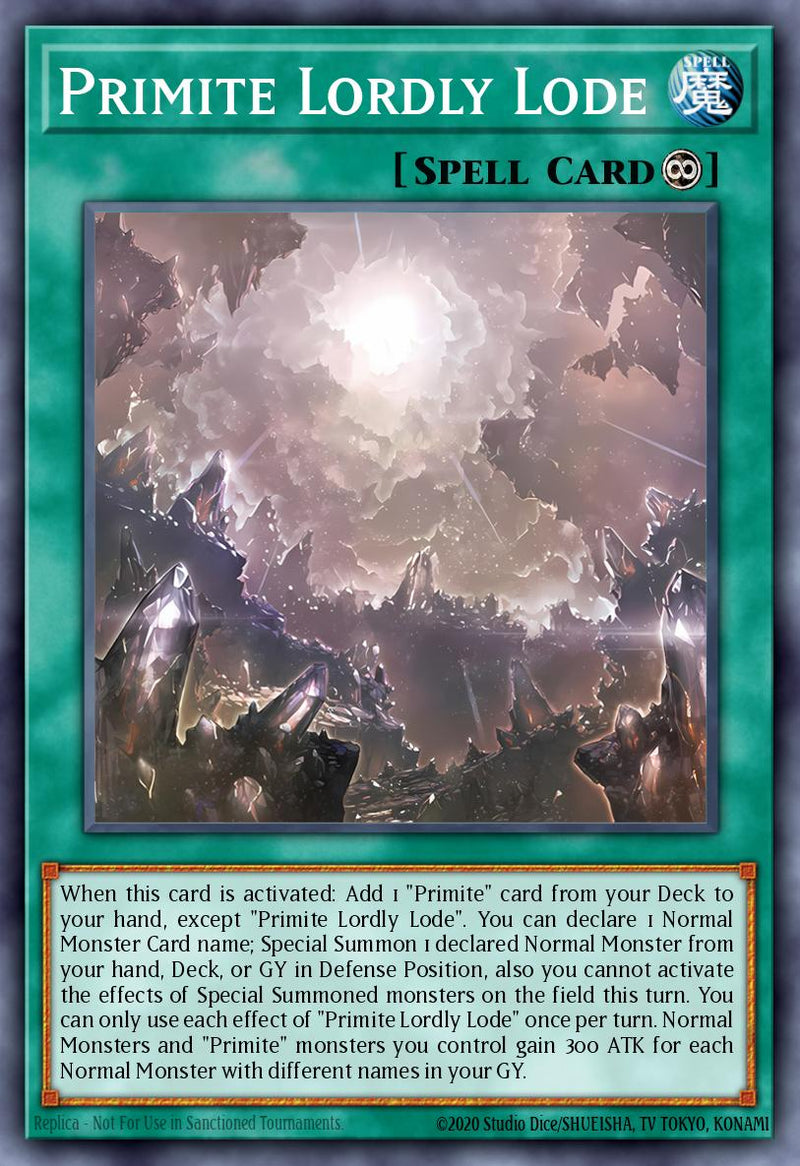 [ULTRA RARE]  Primite Lordly Lode - RA05-EN072 - 1st Edition
