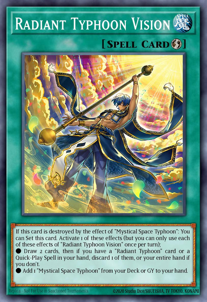 [ULTIMATE RARE]  Radiant Typhoon Vision - RA05-EN075 - 1st Edition