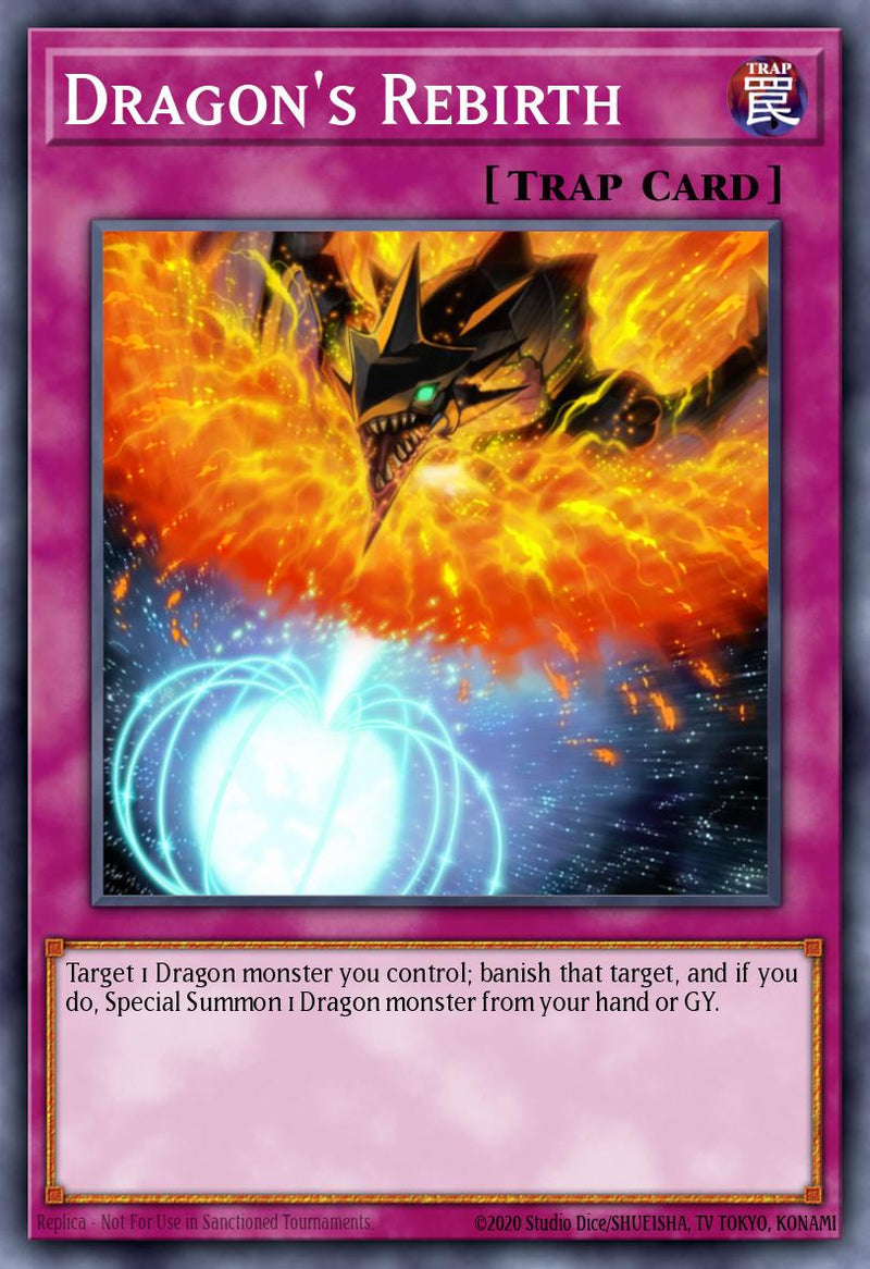 [SUPER RARE]  Dragon's Rebirth - RA05-EN078 - 1st Edition