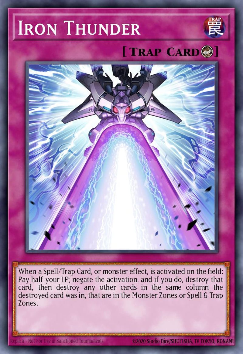 [ULTIMATE RARE]  Iron Thunder - RA05-EN079 - 1st Edition