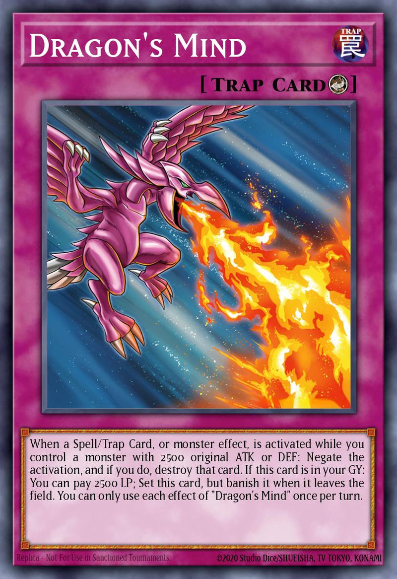 [ULTRA RARE]  Dragon's Mind - RA05-EN082 - 1st Edition