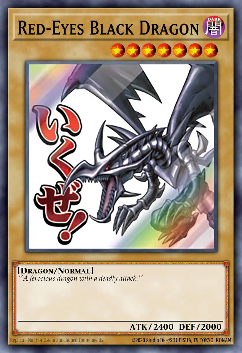 [ULTRA RARE]  Red-Eyes Black Dragon (STAMP) - RA05-EN086 - 1st Edition