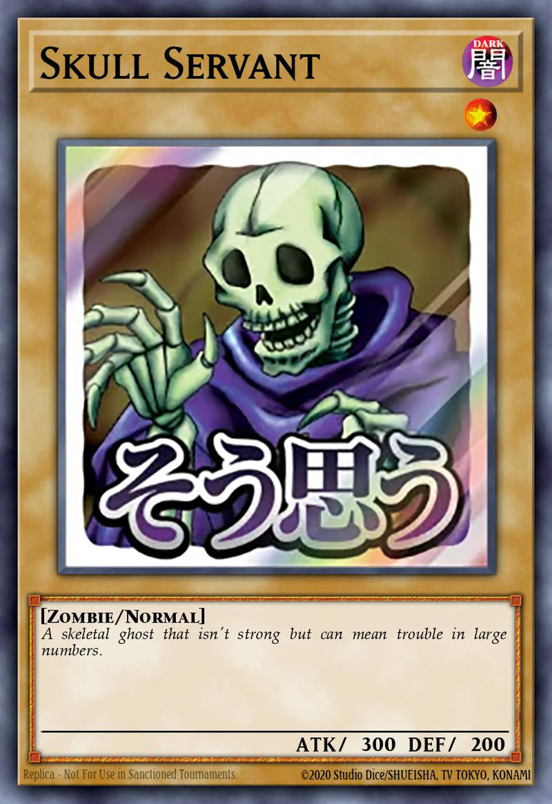 [ULTRA RARE]  Skull Servant (STAMP) - RA05-EN087 - 1st Edition