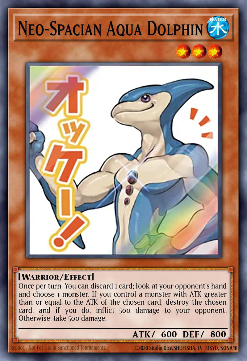 [ULTRA RARE]  Neo-Spacian Aqua Dolphin (STAMP) - RA05-EN088 - 1st Edition