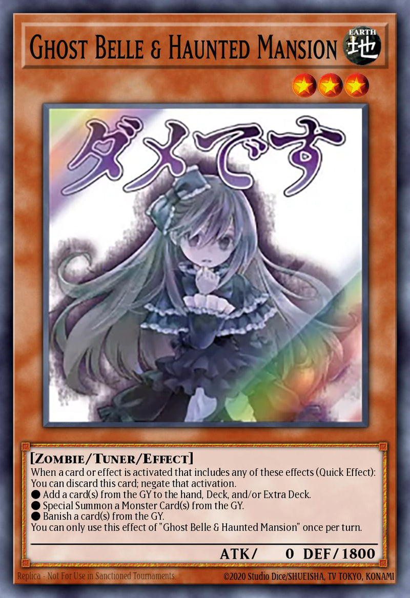 [ULTRA RARE]  Ghost Belle & Haunted Mansion (STAMP) - RA05-EN092 - 1st Edition