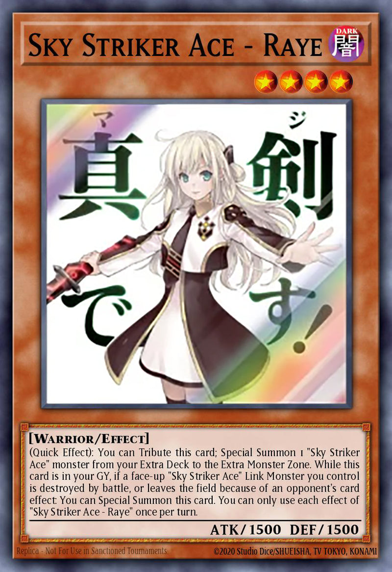 [ULTRA RARE]  Sky Striker Ace - Raye (STAMP) - RA05-EN093 - 1st Edition