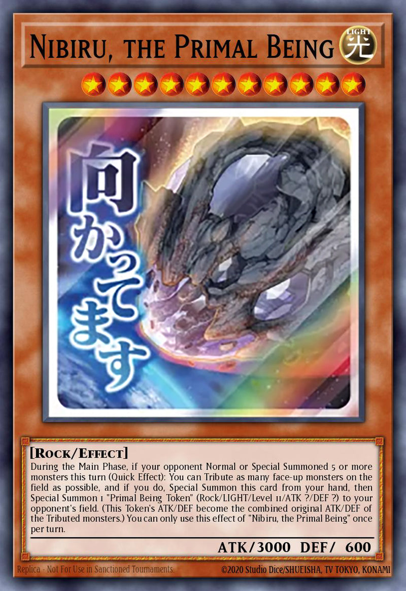 [ULTRA RARE]  Nibiru, the Primal Being (STAMP) - RA05-EN094 - 1st Edition