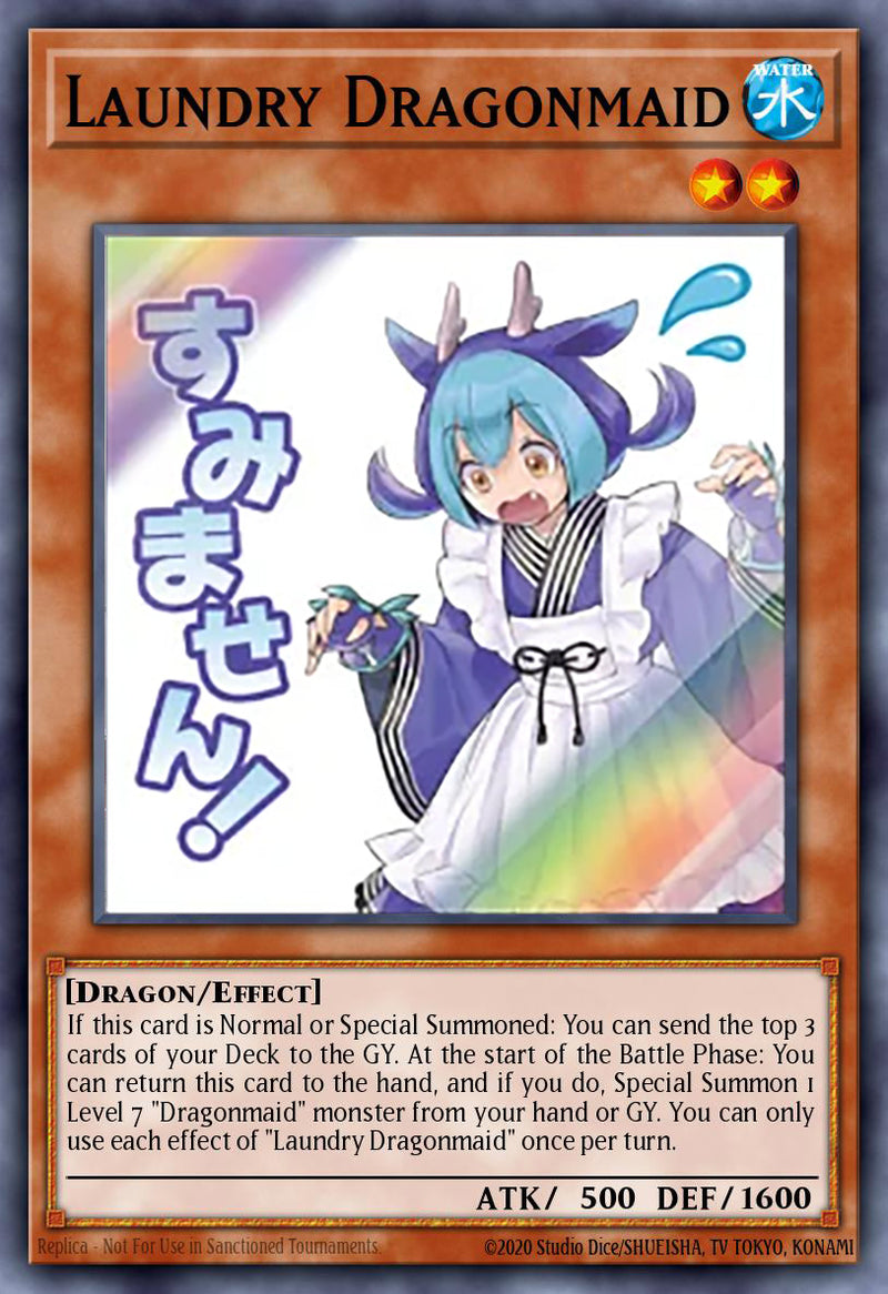 [ULTRA RARE]  Laundry Dragonmaid (STAMP) - RA05-EN095 - 1st Edition